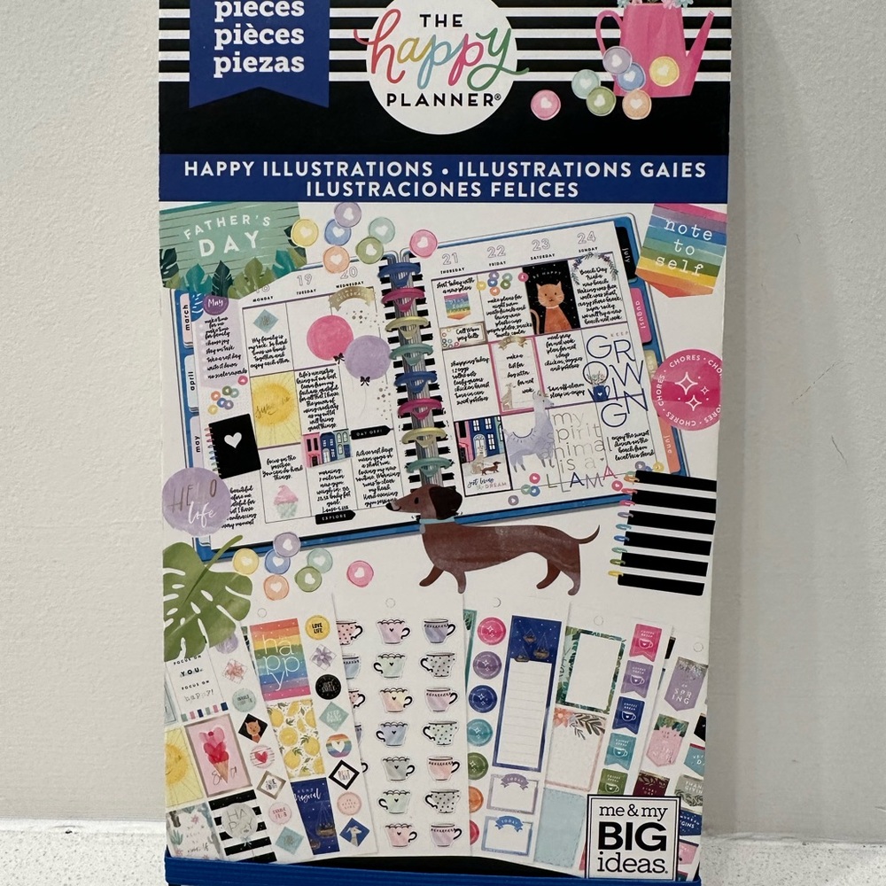 Happy Planner classic “Happy Illustrations” sticker book